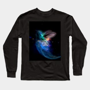 Hummingbird Power Animal Long Sleeve T-Shirt